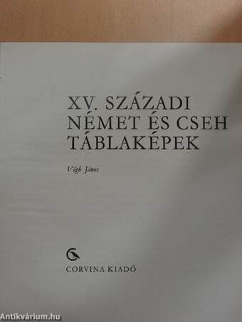 XV. századi német és cseh táblaképek