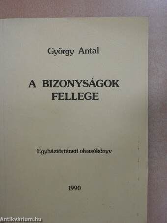 A bizonyságok fellege