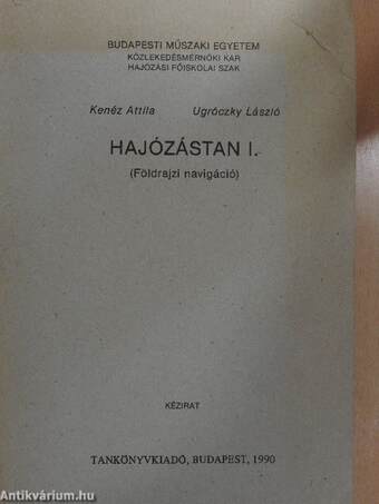 Hajózástan I.