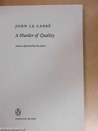 A Murder of Quality