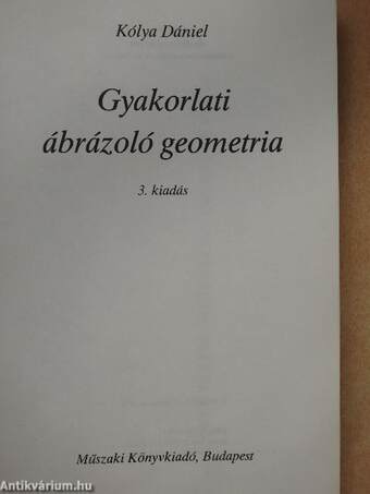 Gyakorlati ábrázoló geometria