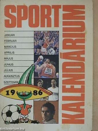 Sportkalendárium 1986