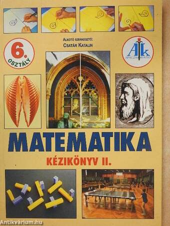 Matematika 6/II. - Tanári kézikönyv