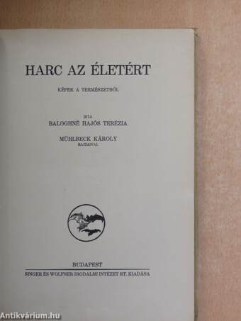 Harc az életért