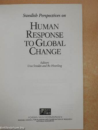 Swedish Perspectives on Human Response to Global Change