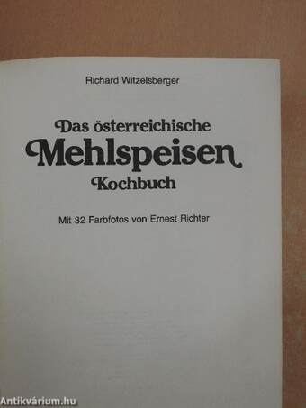 Das österreichische Mehlspeisen Kochbuch