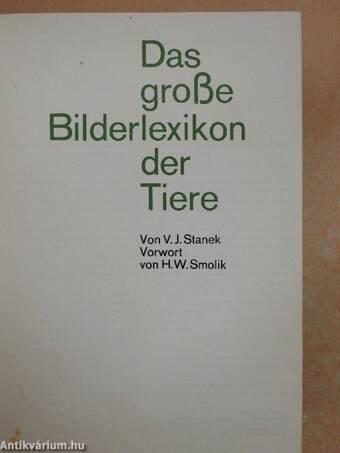 Das große Bilderlexikon der Tiere