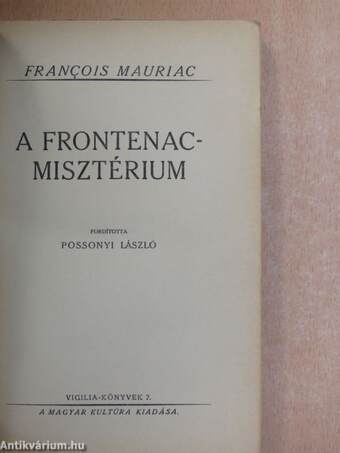 A Frontenac-misztérium