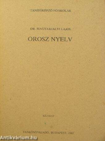 Orosz nyelv