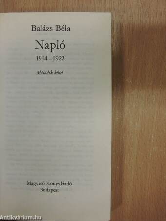 Napló II.