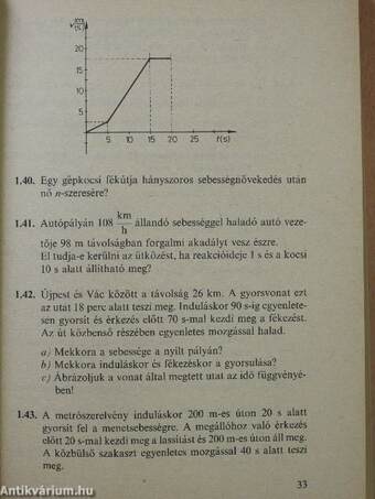 Szakközépiskolai összefoglaló feladatgyűjtemény - Fizika