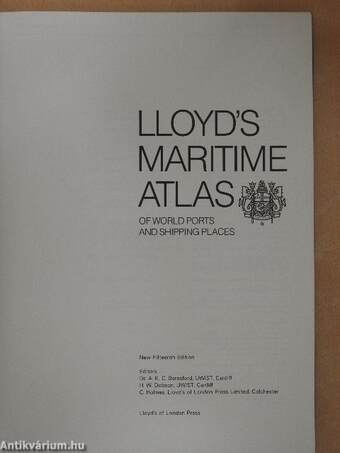 Lloyd's Maritime Atlas