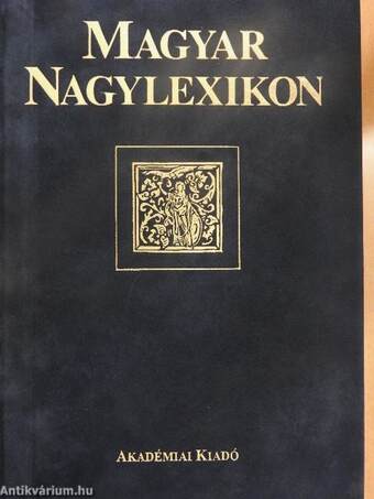 Magyar Nagylexikon 1. (töredék)