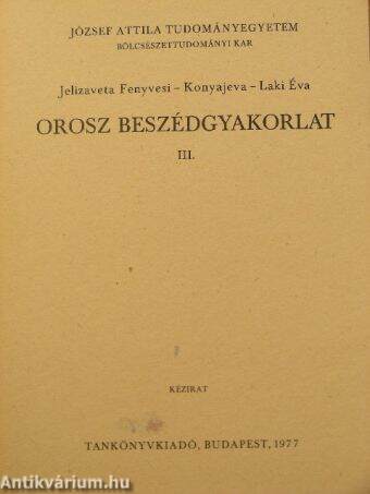 Orosz beszédgyakorlat III.