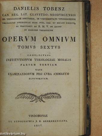 Operum Omnium IV-VI.