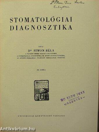 Stomatológiai diagnosztika