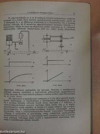 A szabályozáselmélet elemei