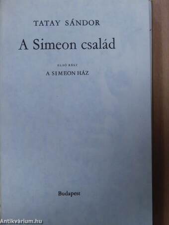 A Simeon család 1-3.