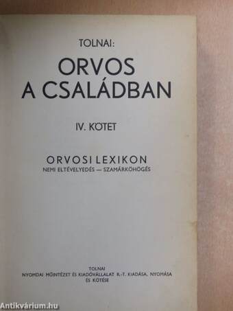 Orvos a családban IV.