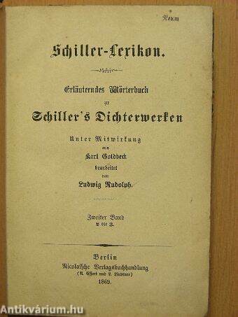 Schiller-Lexikon 2. (gótbetűs) (töredék)