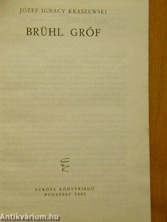 Brühl gróf