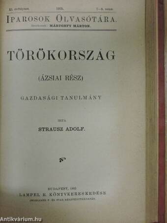 Iparosok olvasótára 1905/1-10.