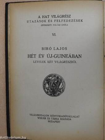 Hét év Új-Guineában