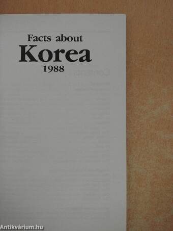 Facts about Korea 1988