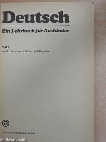 Deutsch - Ein Lehrbuch für Ausländer 2.