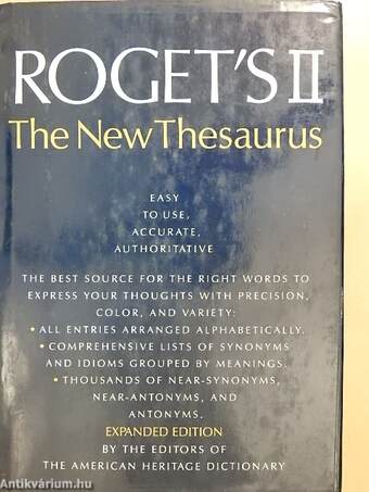 Roget's II: The New Thesaurus