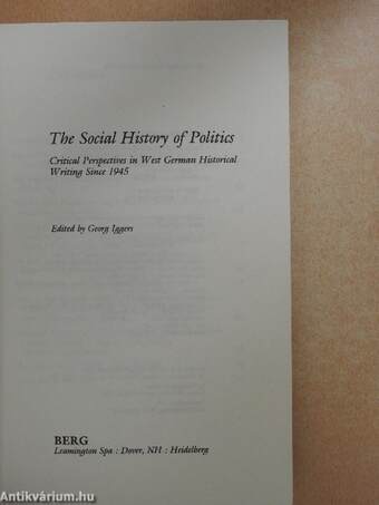 The Social History of Politics