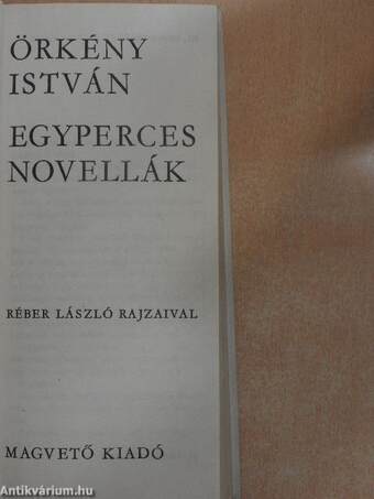 Egyperces novellák