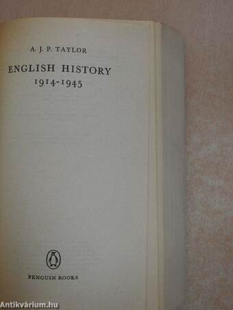 English History 1914-1945