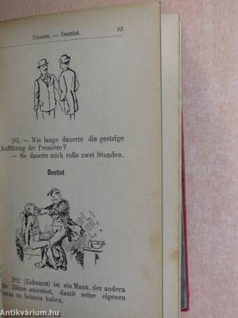 Adomák és Veszemék/Anekdoten-Lexicon/Lexicon Sententiarum et Anecdotum