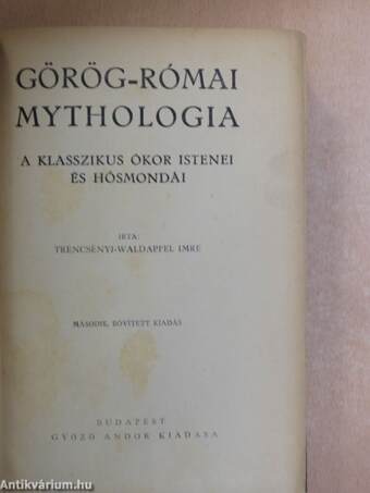 Görög-római mythologia