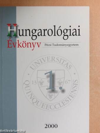 Hungarológiai Évkönyv 1.