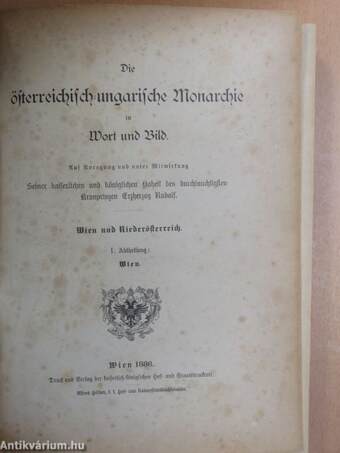 Die Österreichisch-Ungarische Monarchie in Wort und Bild 1-24. (gótbetűs)