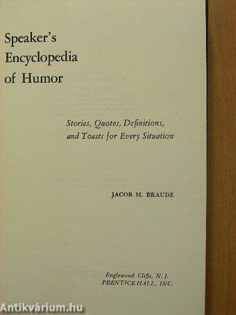 Speaker's Encyclopedia of Humor