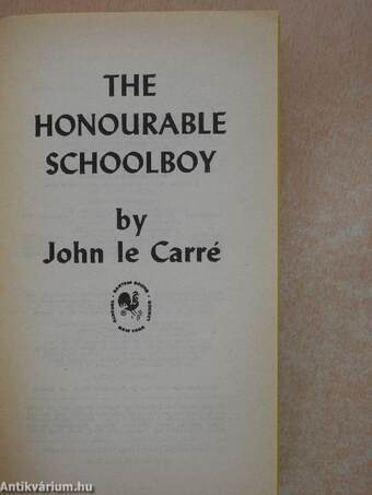 The honourable schoolboy