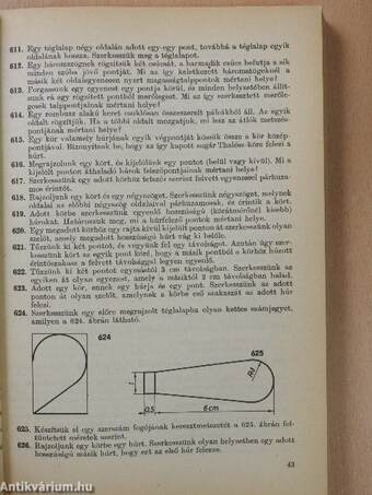 Geometriai feladatok gyűjteménye I.