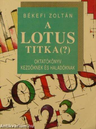 A Lotus Titka(?)