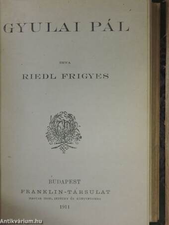 Magyarok Rómában/Péterfy Jenő/Gyulai Pál/Három jellemzés/A magyar irodalom főirányai/Shakespeare és a magyar irodalom/Arany lelki élete