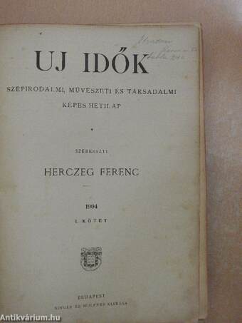 Uj Idők 1904. január-junius (fél évfolyam)