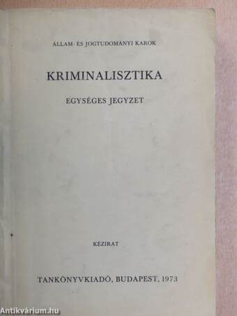 Kriminalisztika