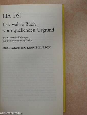 Das wahre Buch vom quellenden Urgrund