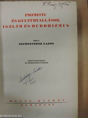 Primitív és kultúrvallások, iszlám és buddhizmus/Zsidóság és kereszténység