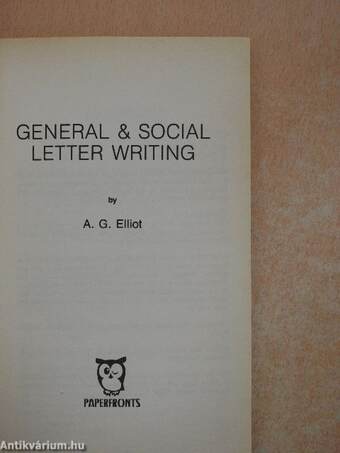 General & Social letter writing