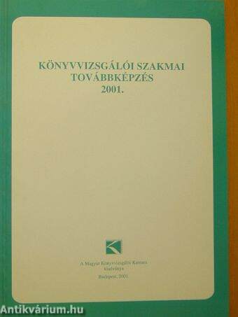 Könyvvizsgálói szakmai továbbképzés 2001.