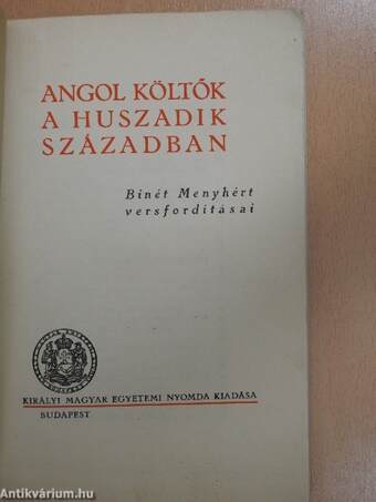 Angol költők a huszadik században