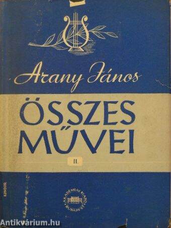 Arany János összes művei II.